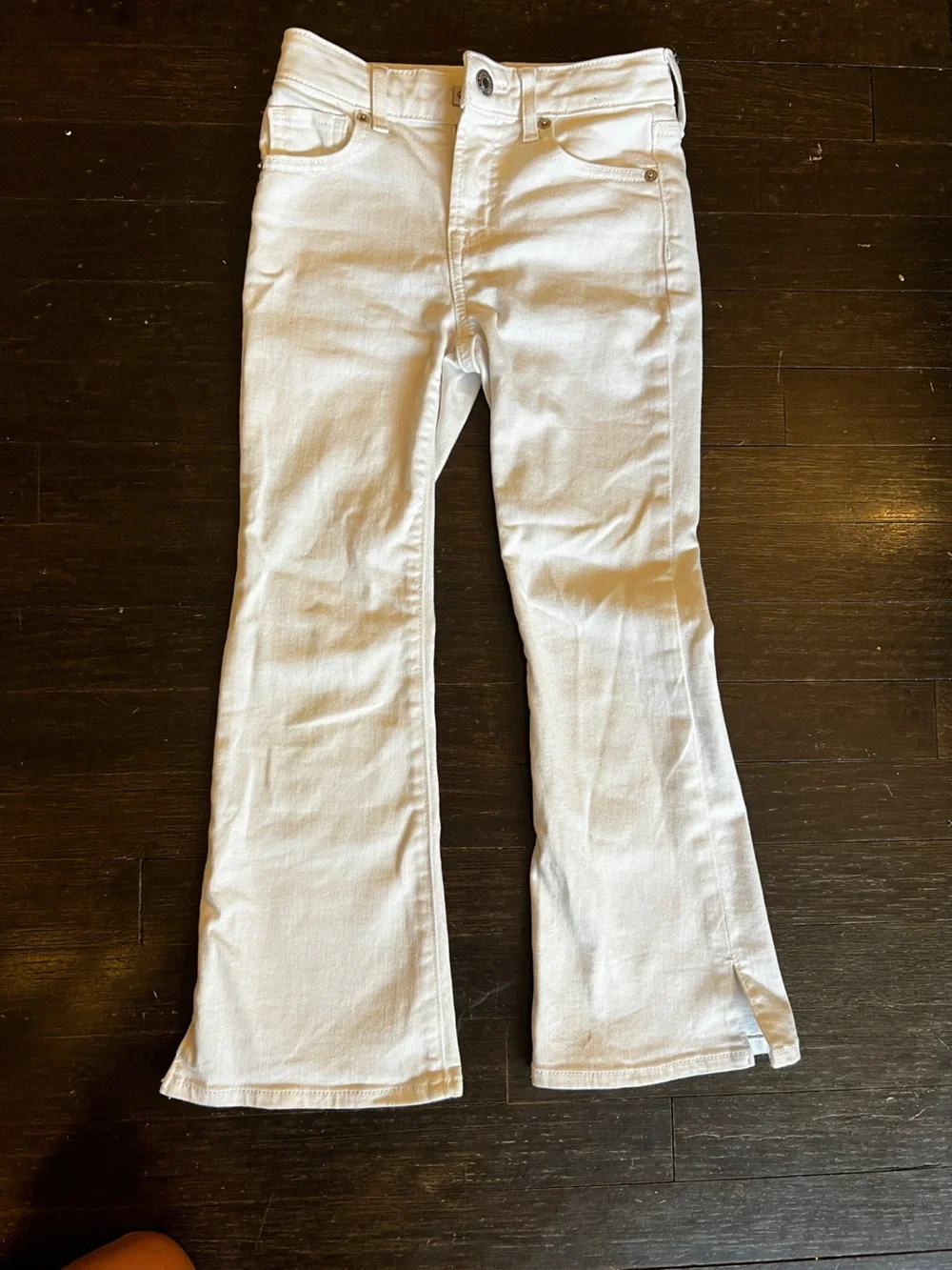 GAP White Kids Flared Jeans